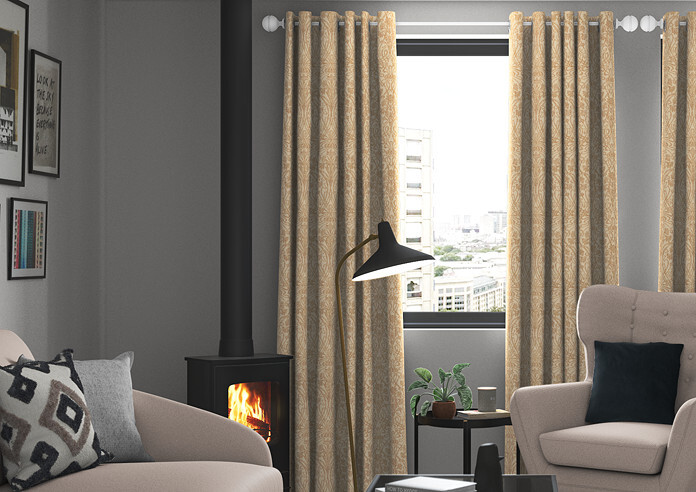 Tiverton, Sand - Made to Measure Curtains - Image 3